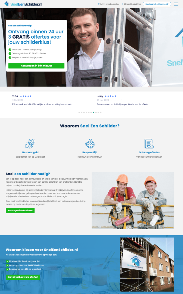 Webdesign Stedebroec - Project Direct ✓ Website laten maken ✓ WordPress ✓ Webdesign ✓ Webwinkel ✓ Vindbaar in Google